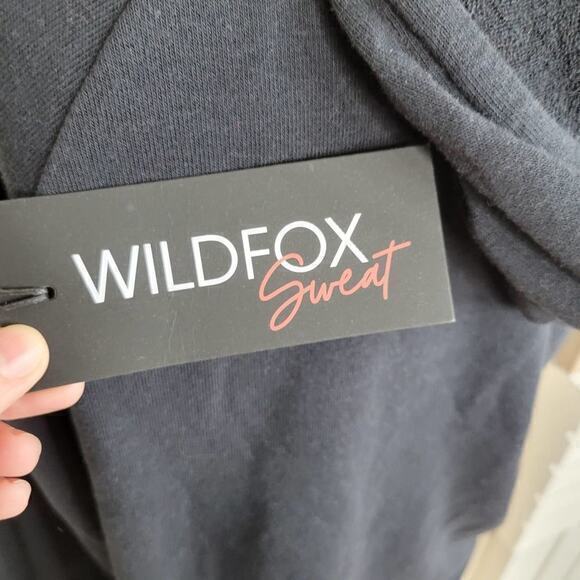 NWT Wildfox Sweat Halo Pullover Black Hoodie Small - Picture 8 of 10
